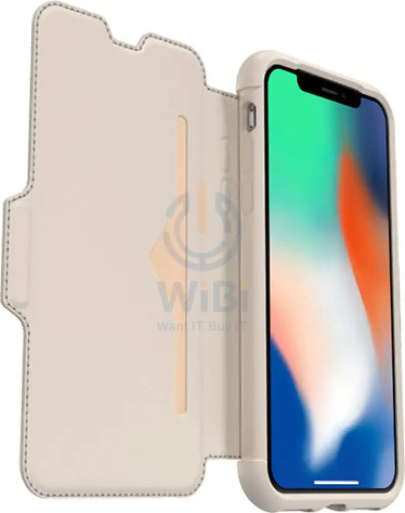 OtterBox iPhone X Strada Folio Case - Soft Opal Pale Beige Accessories > Mobiles & Tablets