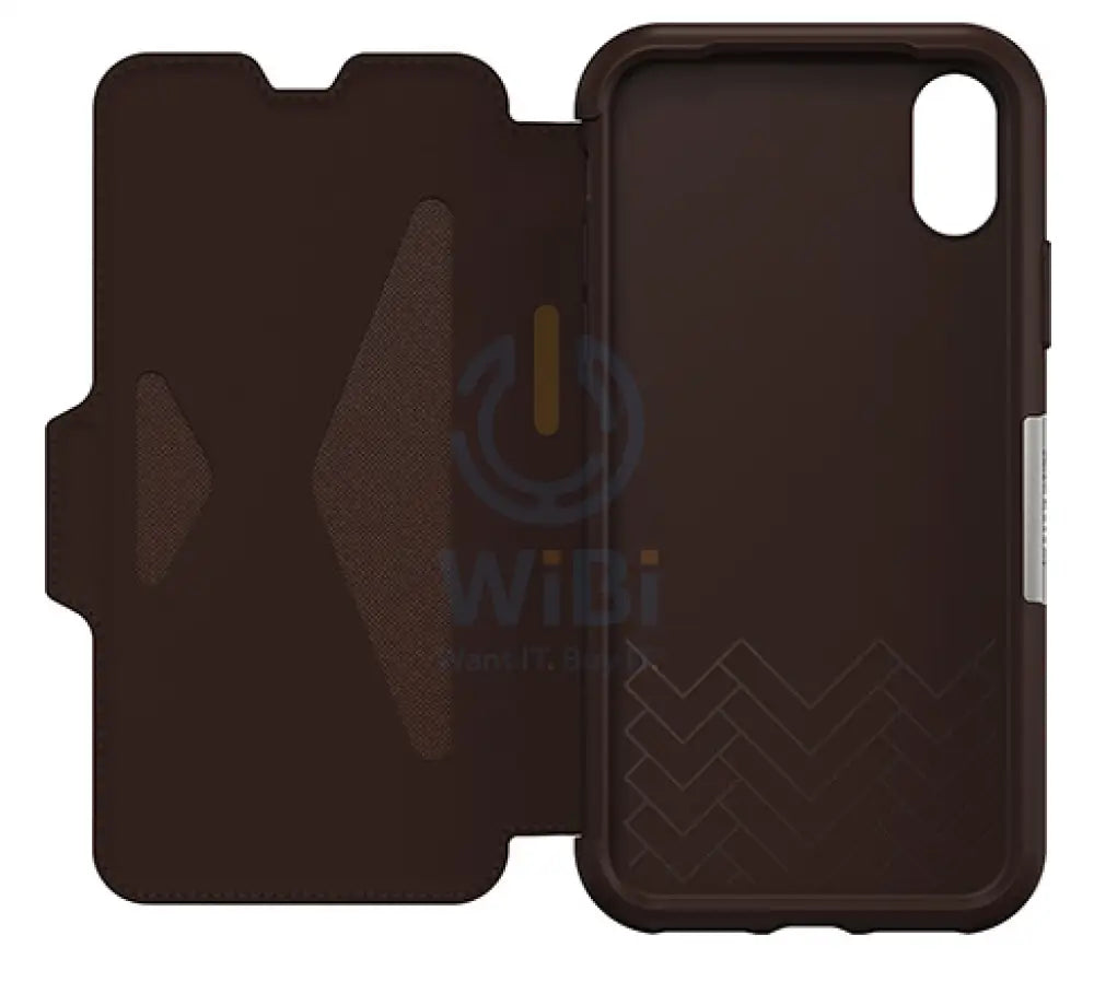 OtterBox iPhone XS Strada Folio Case - Espresso Brown Accessories > Mobiles & Tablets