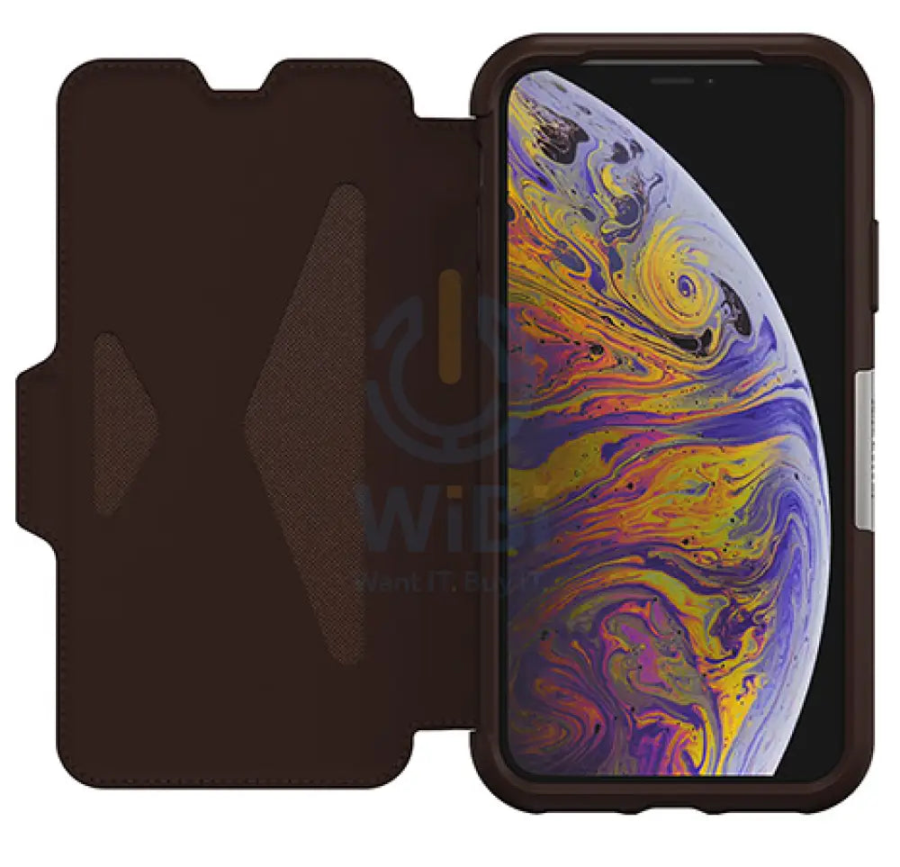 OtterBox iPhone XS Strada Folio Case - Espresso Brown Accessories > Mobiles & Tablets