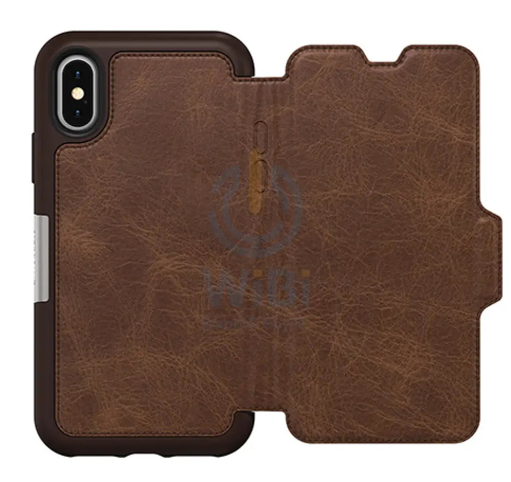 OtterBox iPhone XS Strada Folio Case - Espresso Brown Accessories > Mobiles & Tablets