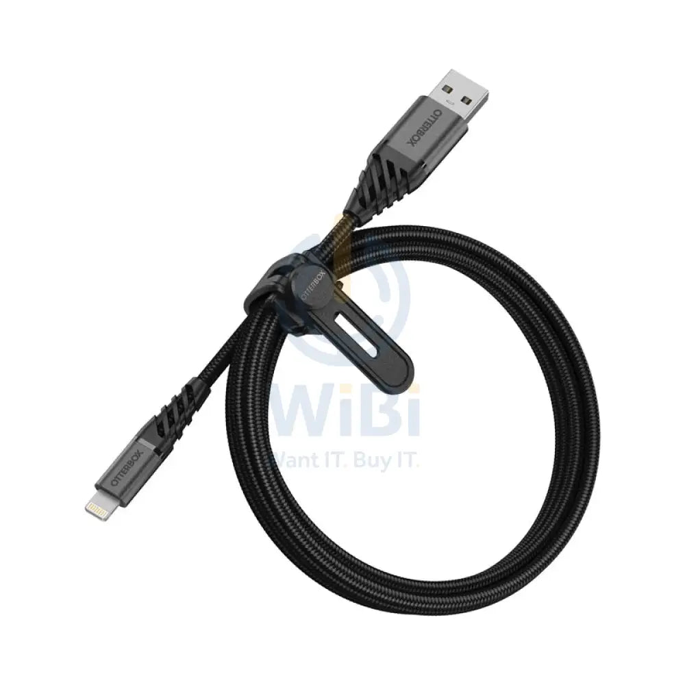 OtterBox Lightning To USB-A Premium Cable - Lightning / USB-A / 2 Meters / Black