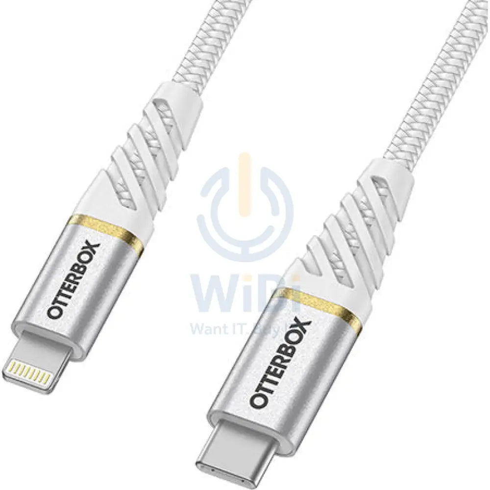 OtterBox Lightning to USB-C Fast Charge Cable - Premium 1 Meter - White Accessories > Cables & Converters > Cables