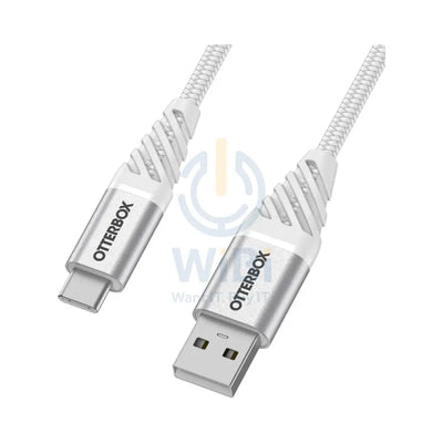 OtterBox Premium USB-C To USB-A Cable - USB-C / USB-A / 3 Meters / White