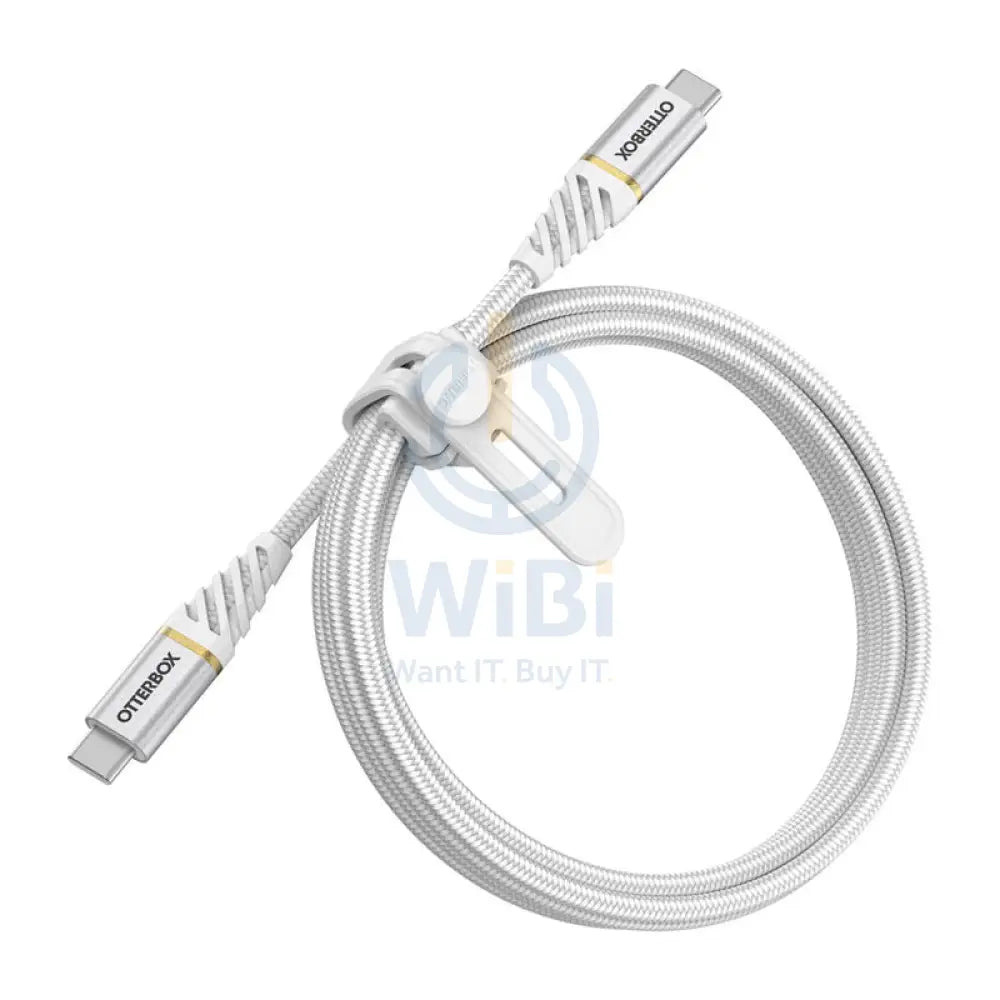 OtterBox Premium USB-C To USB-C Fast Charge Cable - USB-C / USB-C / 1 Meter / White