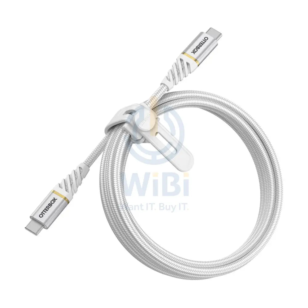 OtterBox Premium USB-C To USB-C Fast Charge Cable - USB-C / USB-C / 2 Meters / White