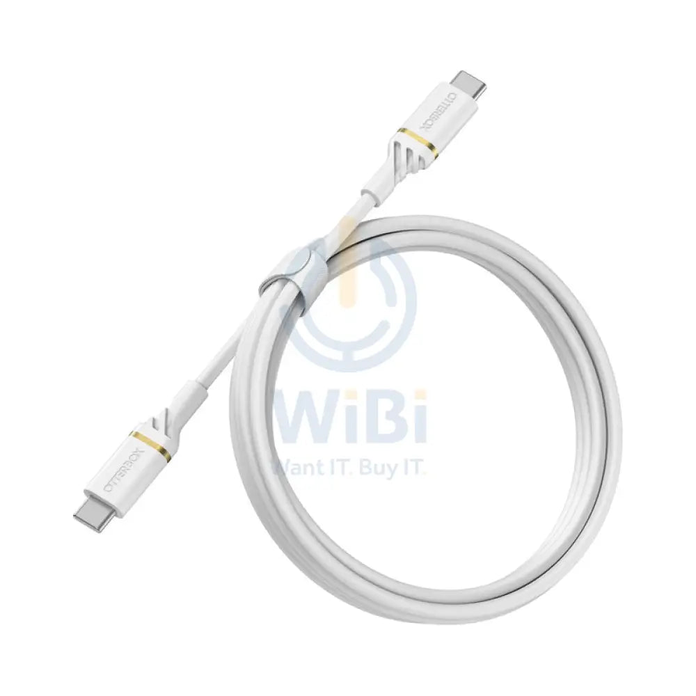 OtterBox Standard USB-C To USB-C Fast Charge Cable - USB-C / USB-C / 1 Meter / White