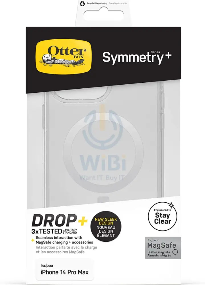 Otterbox Symmetry Plus Magsafe Case - Apple iPhone 14 Pro Max - Clear Accessories > Mobiles & Tablets