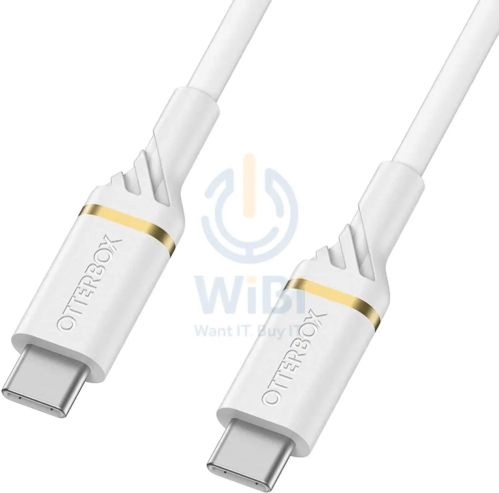 OtterBox USB-C to USB-C Fast Charge Cable - Standard 2 Meter - White Accessories > Cables & Converters > Cables