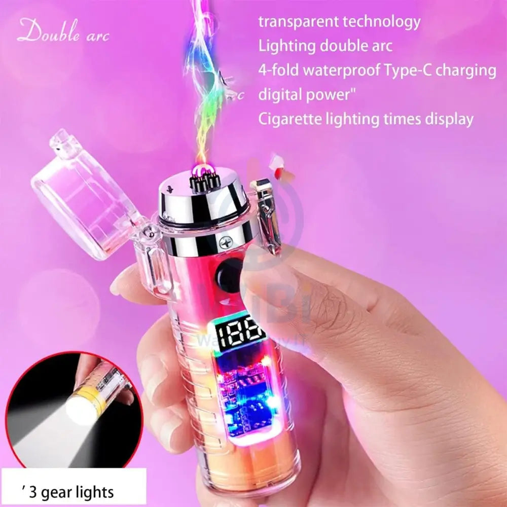 Outdoor Double Arc Plasma Waterproof Lighter Accessories > Outdoor & Travel