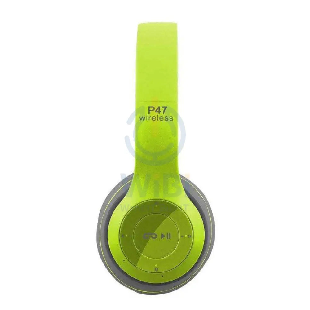 P47 Wireless Headphone - Bluetooth 4.2 / Wireless / Green - Bundle Offer Accessories > Audio > Headphones