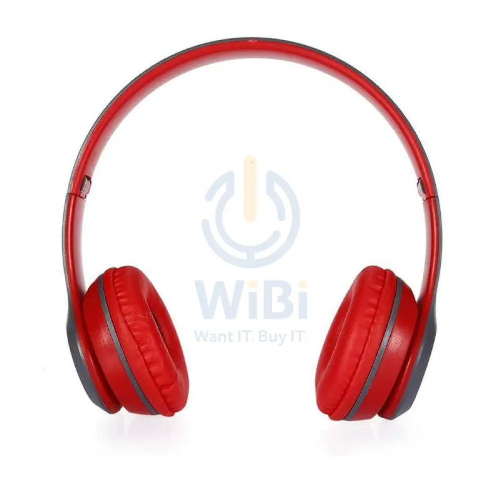P47 Wireless Headphone - Bluetooth 4.2 / Wireless / Red - 2’s Day Treats Accessories > Audio > Headphones