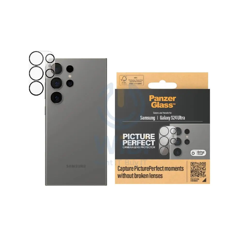 PanzerGlass Camera Lens Protector - Samsung Galaxy S24 Ultra / Clear Accessories > Mobiles & Tablets > Mobiles > Camera