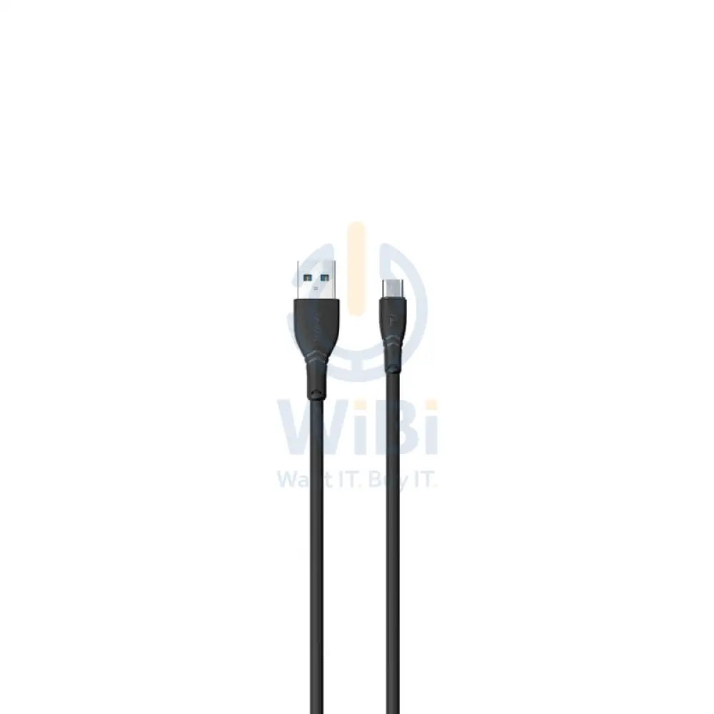 Pawa PVC 2.4A Data & Quick Charging Micro Cable 2m/6.5ft - Black Accessories > Cables & Converters > Cables