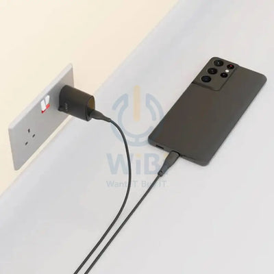 Pawa PVC 3A Data & Quick Charging Type-C Cable 2m/6.5ft - Black Accessories > Cables & Converters > Cables