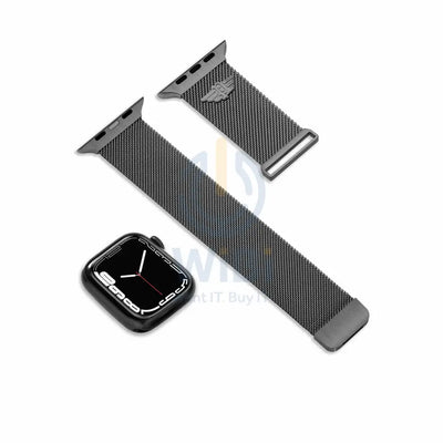 Police Apple Watch 38/40/41 Mesh Strap - Black Accessories > Smart Watches