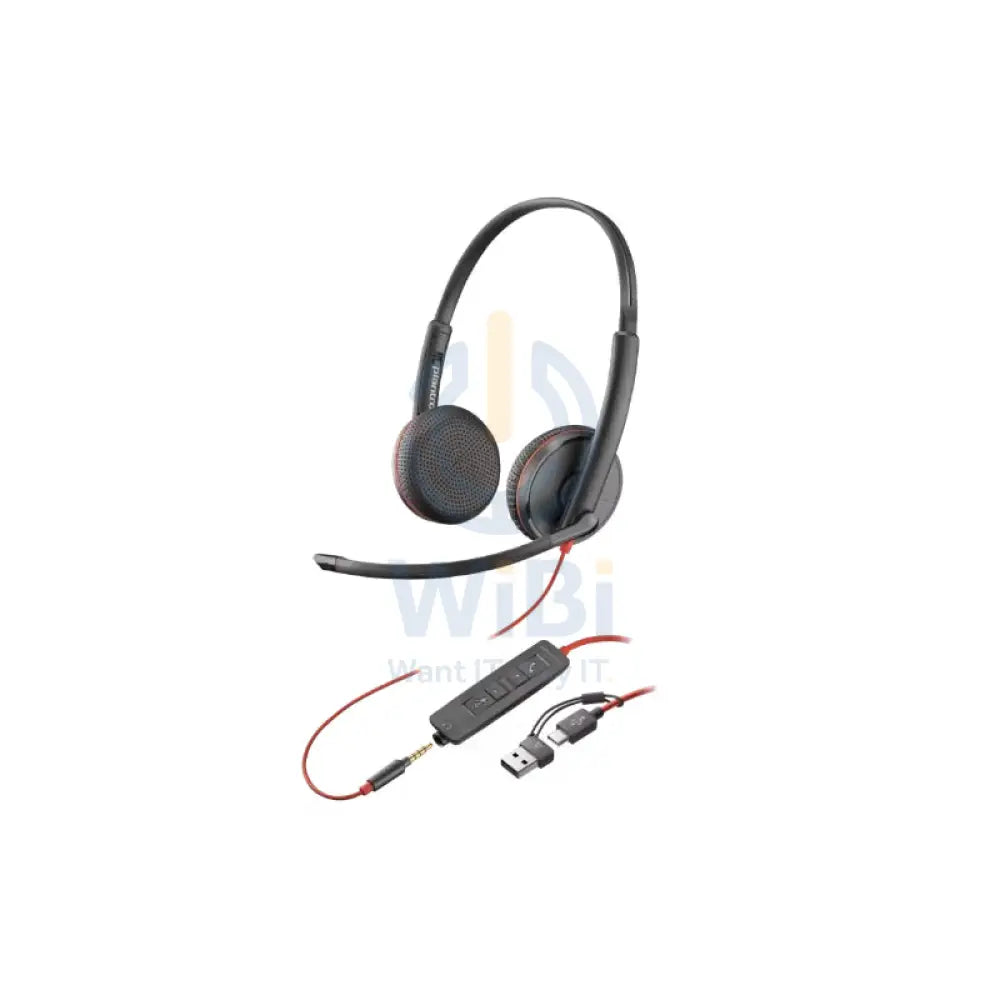 Poly Blackwire 3200 Series - Black Accessories > Audio > Headphones