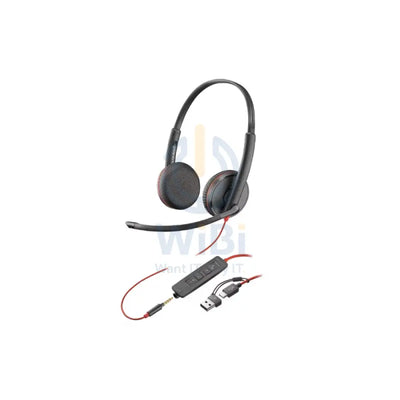 Poly Blackwire 3200 Series - Black Accessories > Audio > Headphones
