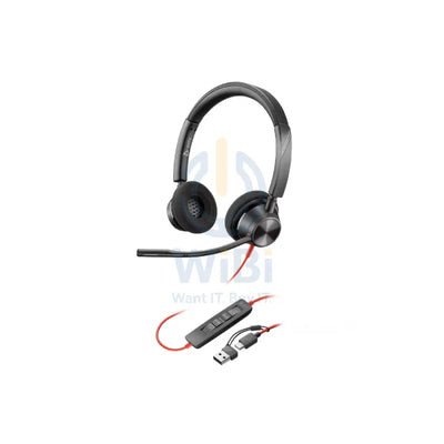 Poly Blackwire 3300 Series - Black Accessories > Audio > Headphones