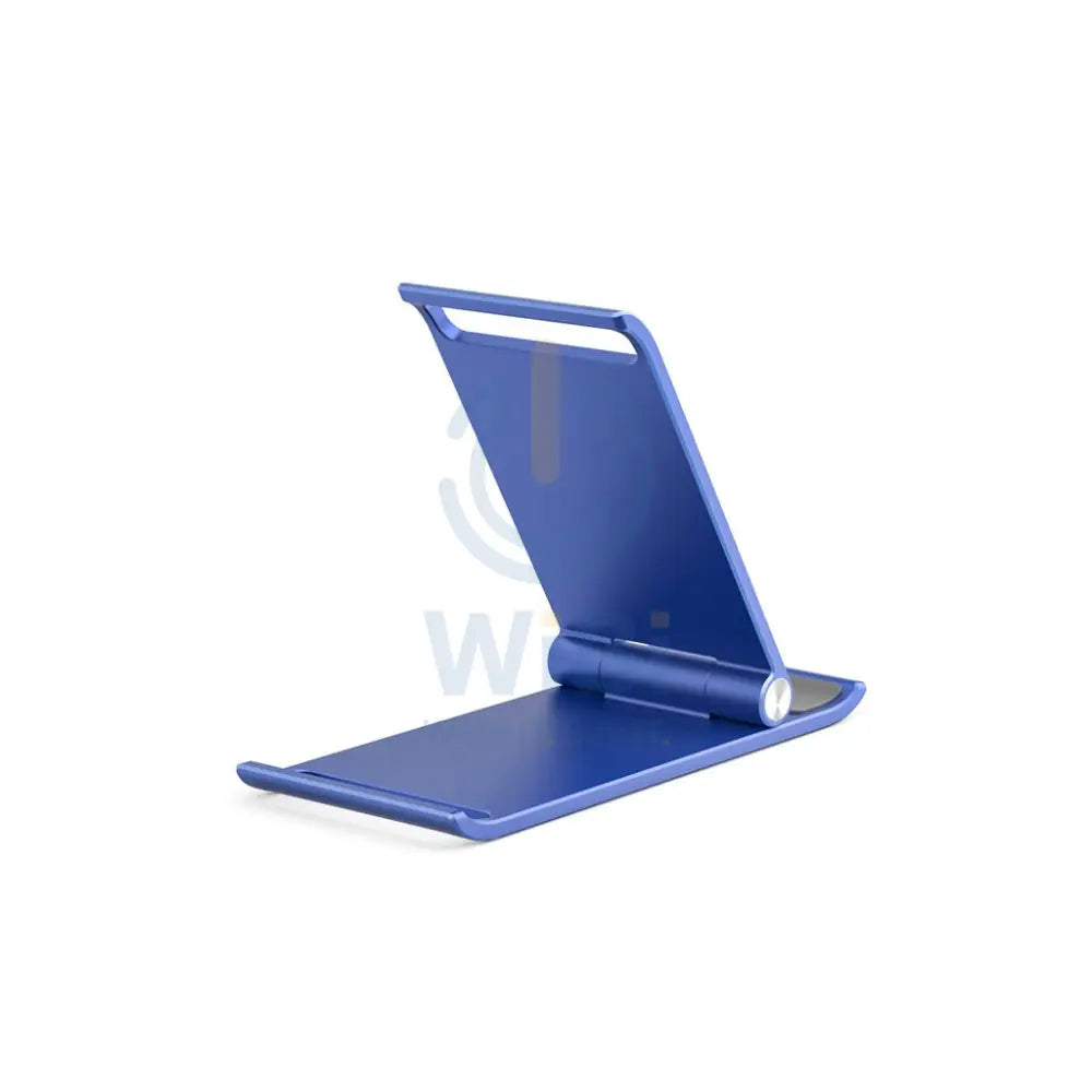 Porodo Aluminum Alloy Foldable Mobile Stand - Blue Accessories > Mobiles & Tablets > Mobiles > Mobile Holder / Stands