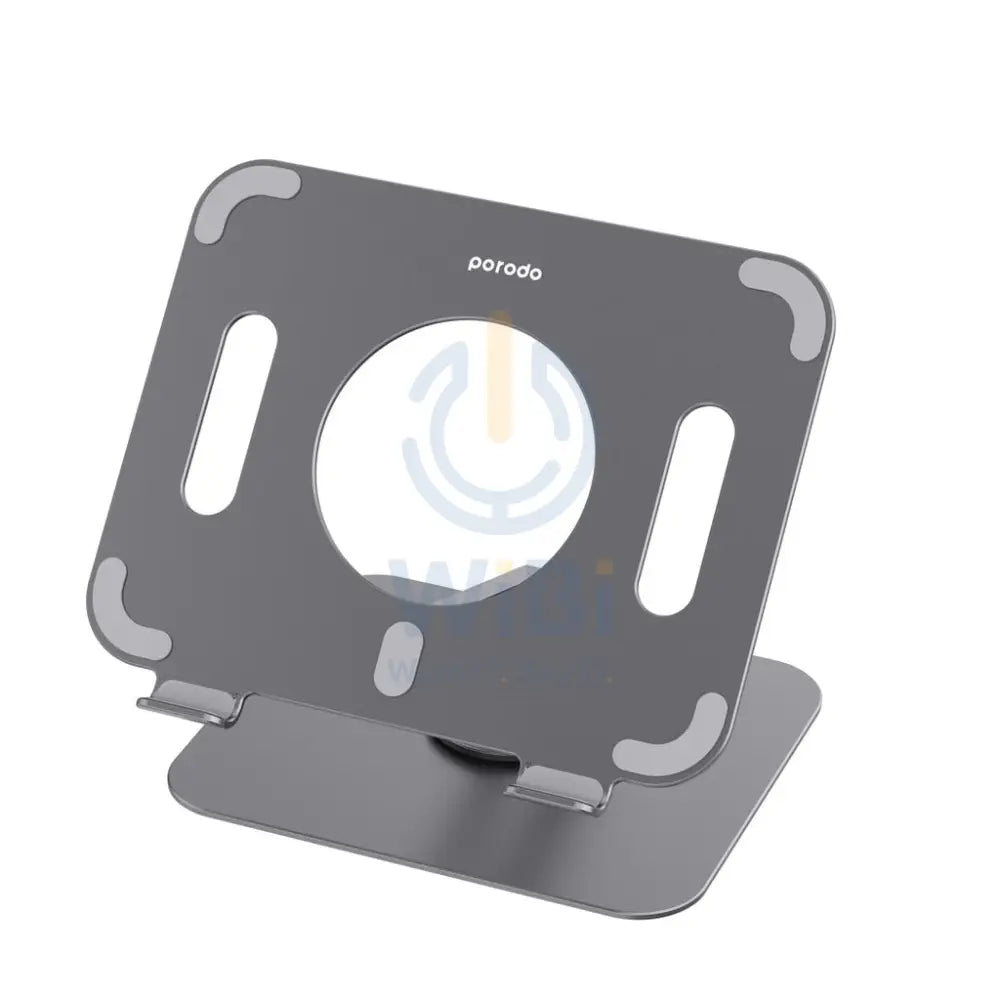 Porodo Aluminum Alloy Holder Angle Adjustable And Rotatable Tablet Stand - Grey Accessories > Mobiles & Tablets >