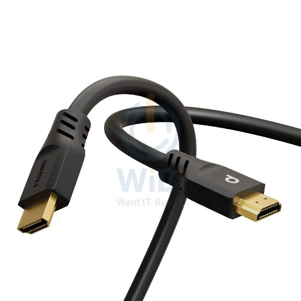 Porodo Blue 4K/60Hz HDMI Cable Ultra HD (3m/9.8ft) - Black Accessories > Cables & Converters > Cables