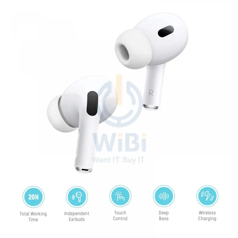 Porodo Blue Earbuds Pro 2 - White Accessories > Audio > Headphones