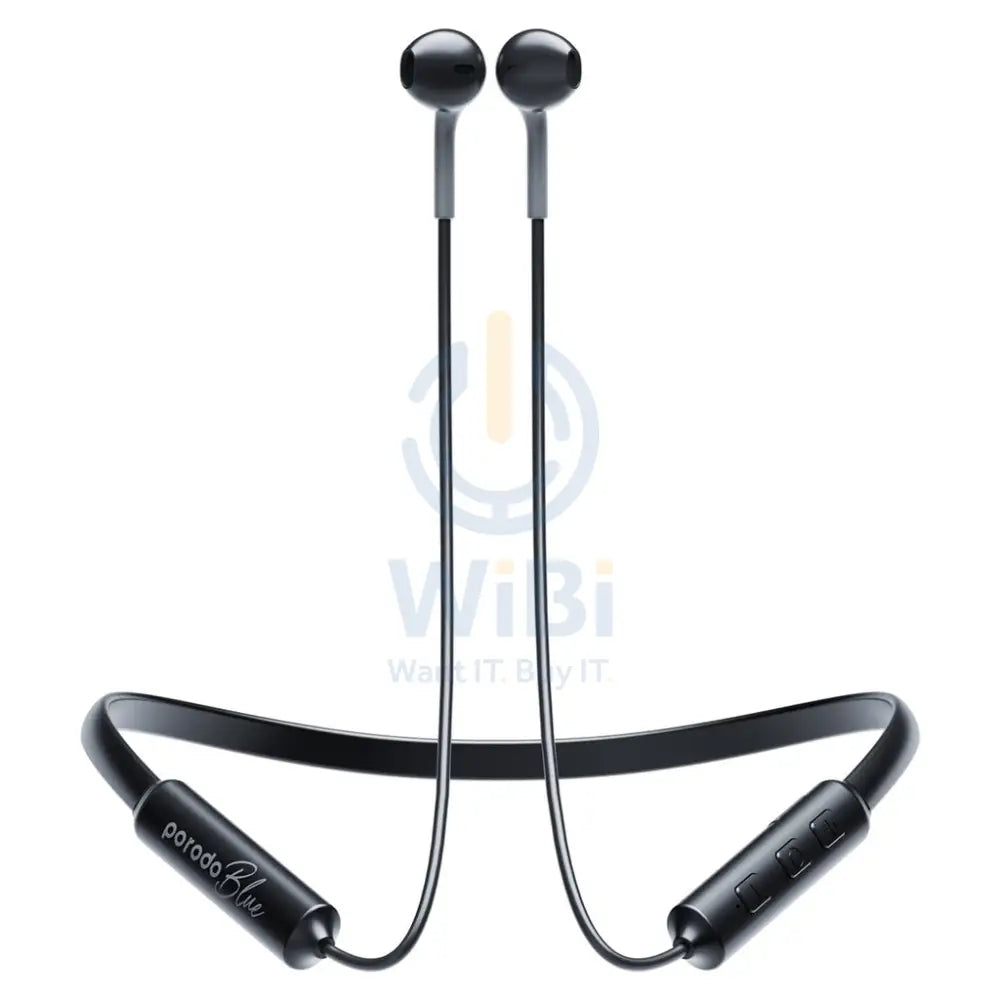 Porodo Blue ENC Neckband Apple Buds Earphones - Black Accessories > Audio > Headphones