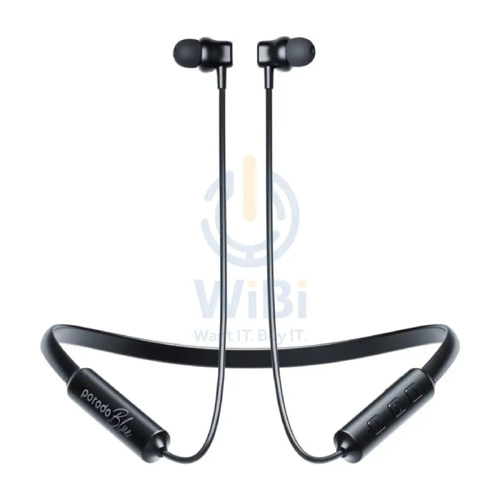 Porodo Blue ENC Neckband - Wireless / Black Accessories > Audio > Headphones