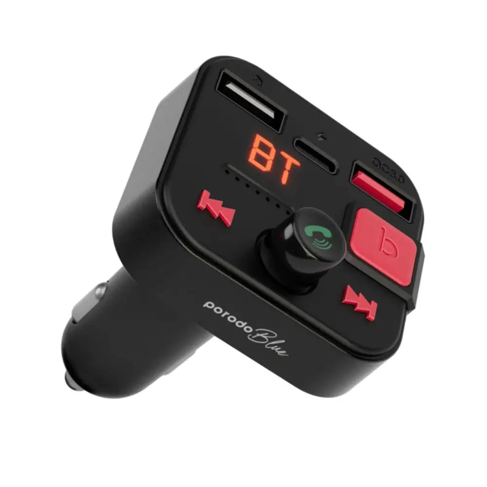 بورودو أزرق لاسلكي جهاز الإرسال مزدوج QC3.0 تايب-سي منفذ - أسود اكسسوارات > هواتف و تابلت > هواتف >