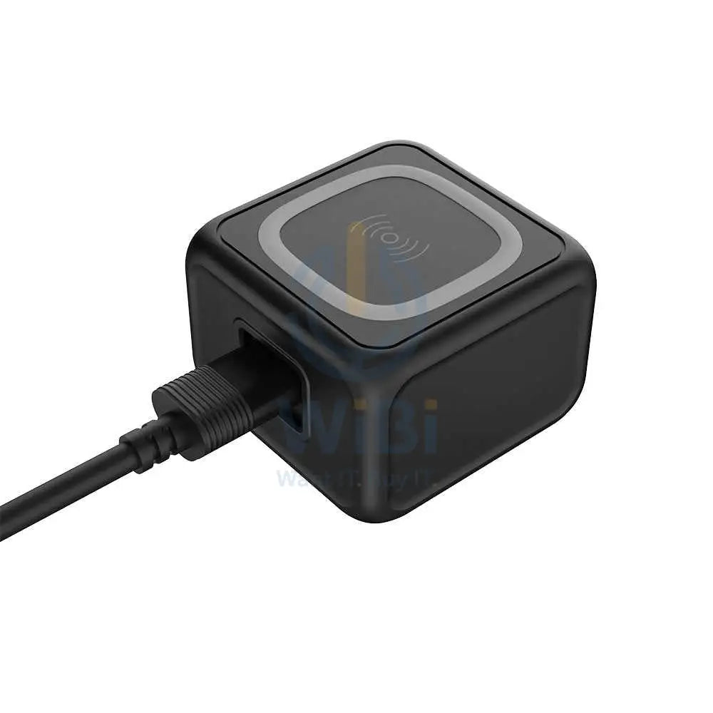 Porodo Desktop Charger With Fast-Wireless Charging - Black Accessories > Power Adapters