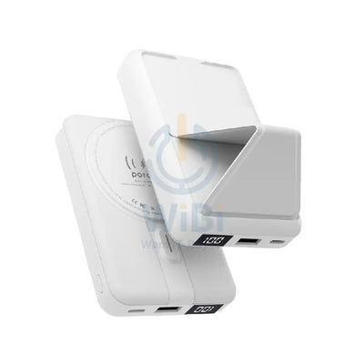 Porodo Digital MagSafe PowerBank With Stand - 10000mAh / White Accessories > Power Bank
