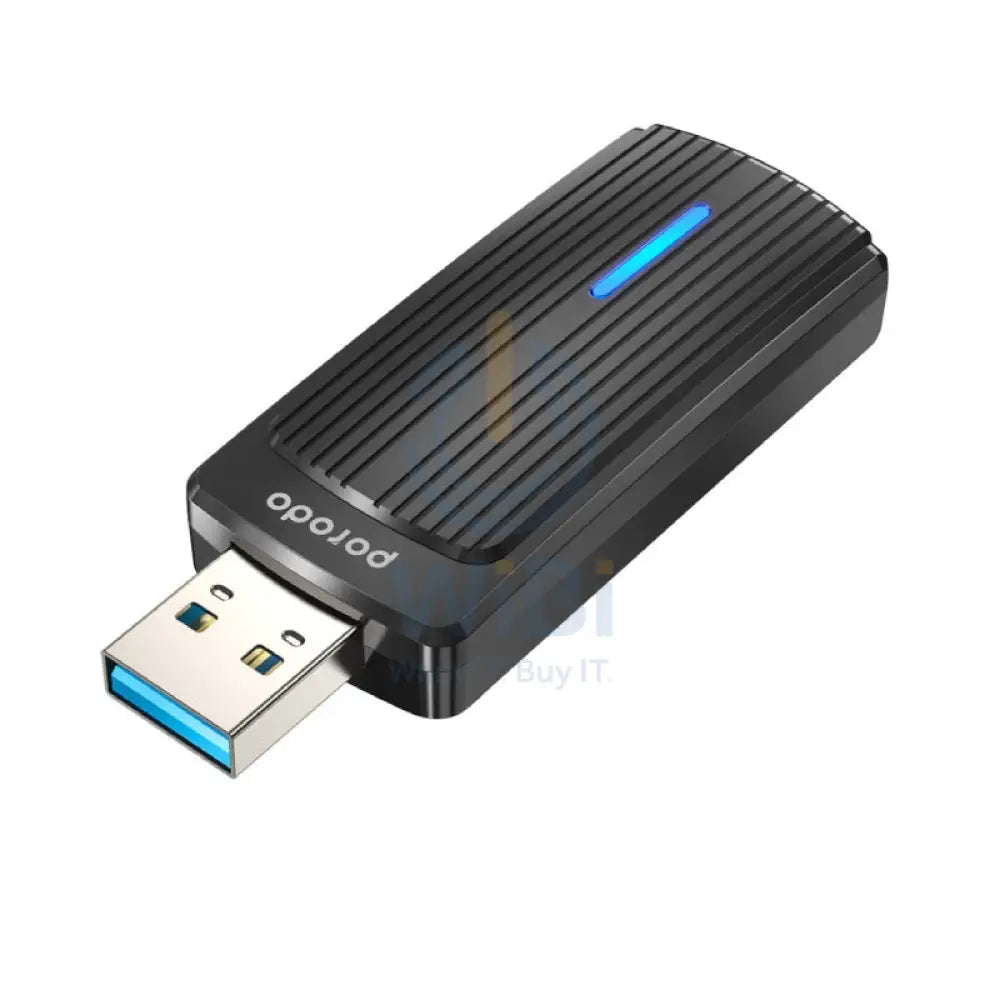 Porodo Dual Band USB Adapter - Black Accessories > Cables & Converters > Cables