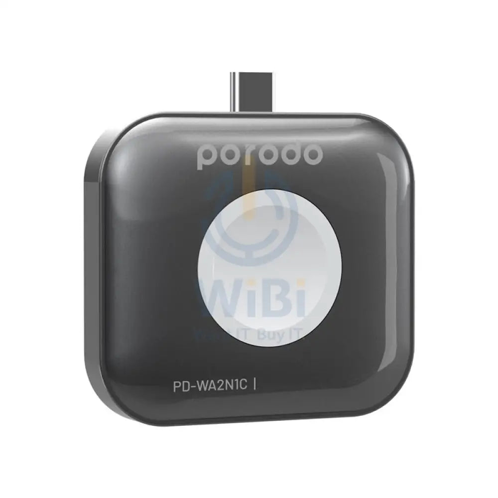 Porodo Dual-Dock Wireless Charger For Watch & Earbuds - Gray Accessories > Mobiles & Tablets