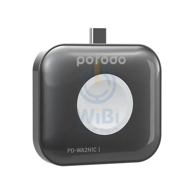 Porodo Dual-Dock Wireless Charger For Watch & Earbuds - Gray Accessories > Mobiles & Tablets