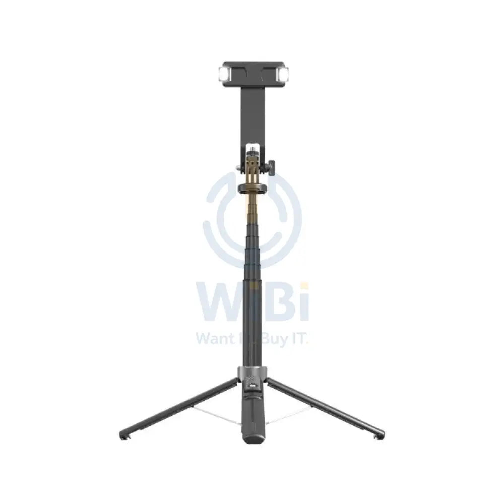 Porodo Dual Lighting Selfie Stick Remote Shutter - Black Accessories > Mobiles & Tablets > Mobiles > Mobile Holder