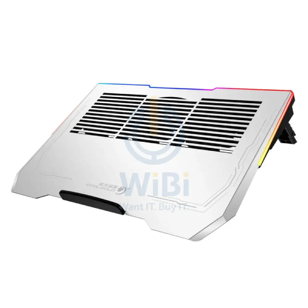 Porodo Gaming Al RGB Laptop Cooling Fan - Silver Accessories > Other Accessories > Gaming Zone