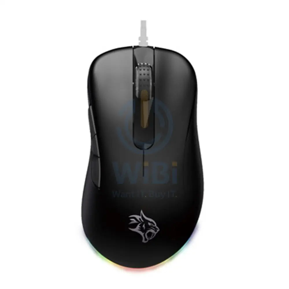 Porodo Gaming Black Hawk 8D Wired Gaming Mouse - Black Accessories > Keyboard & Mouse > Gaming Zone