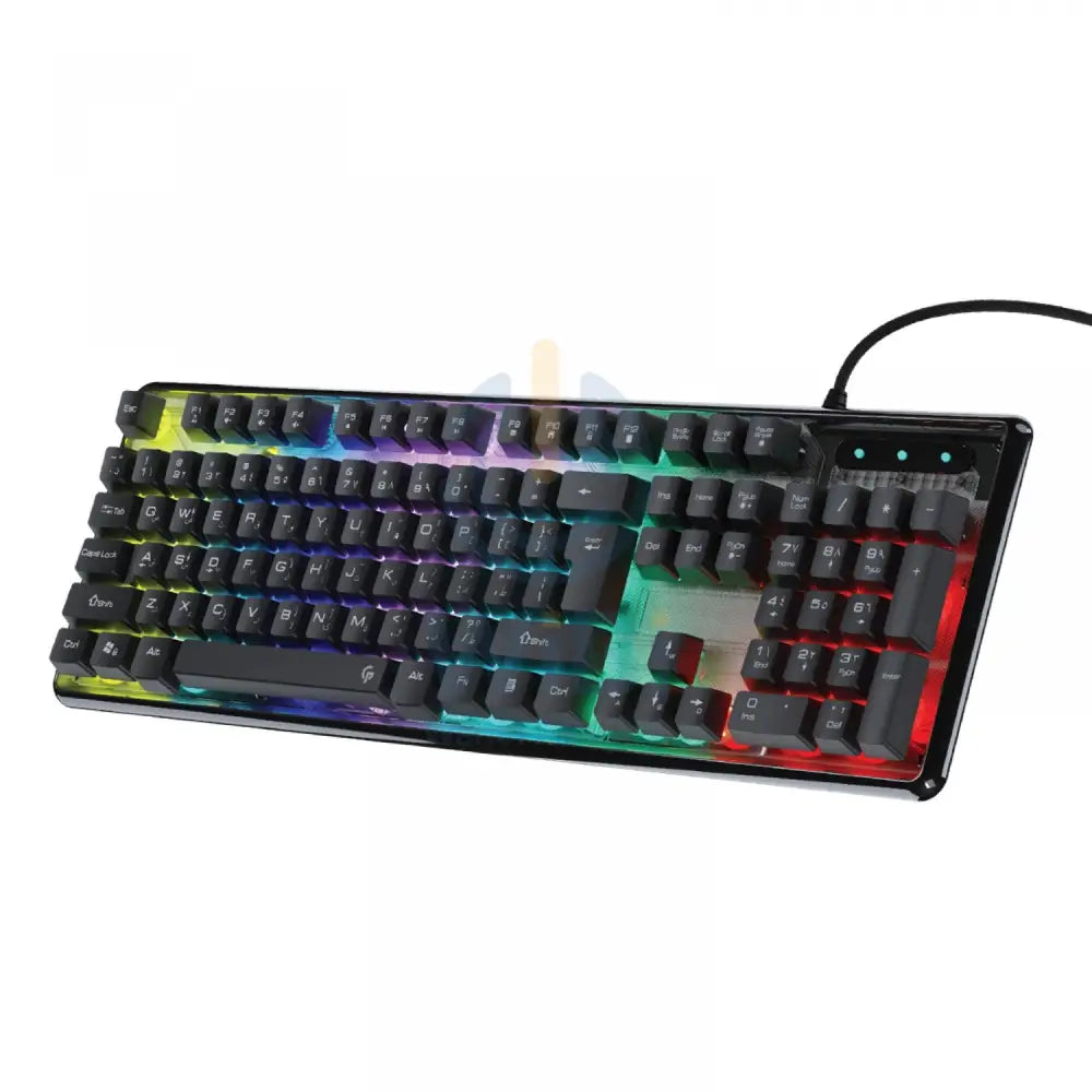 Porodo Gaming Lucid Gaming Keyboard - Transparent / Black Accessories > Keyboard & Mouse > Gaming Zone