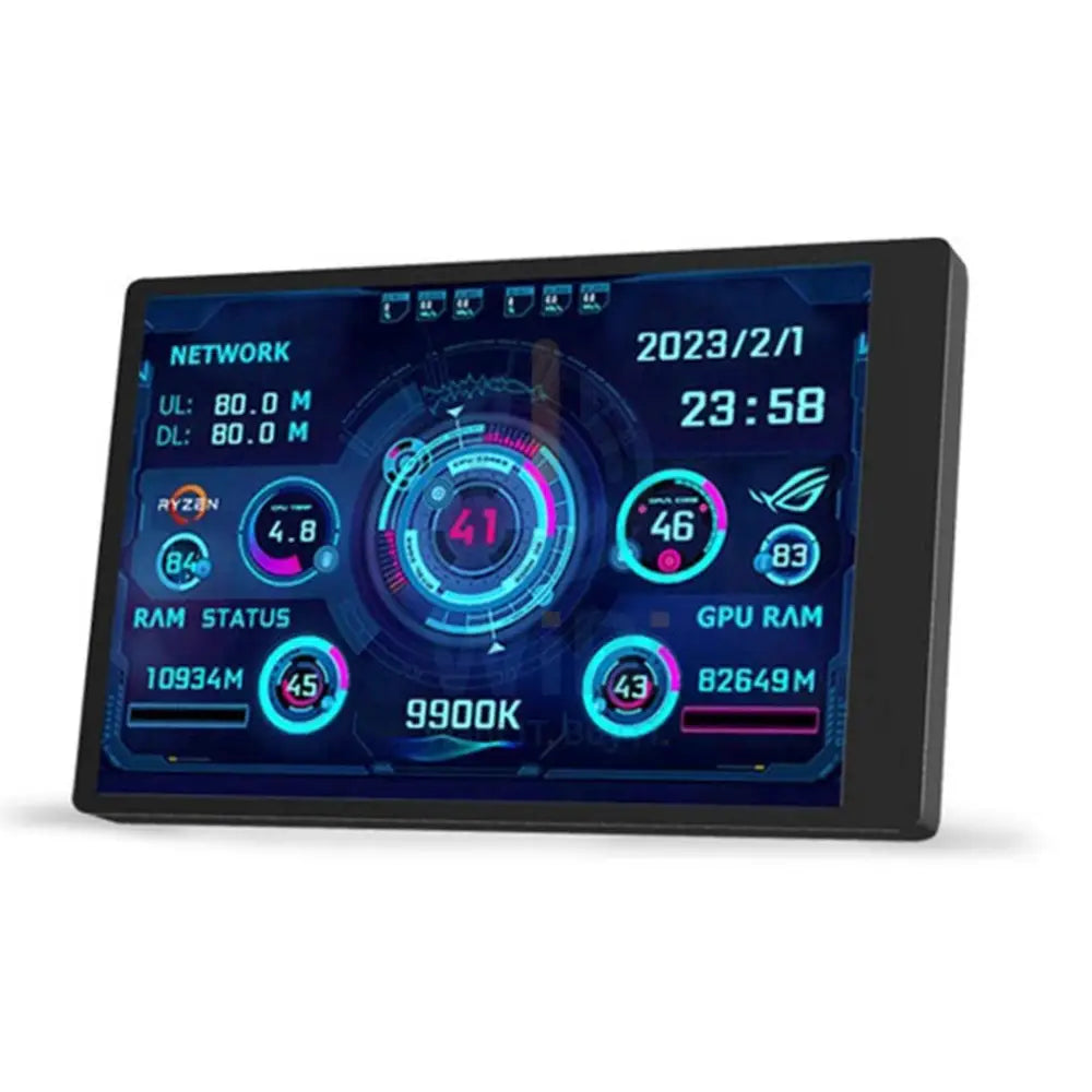 Porodo Gaming PC Health Monitor 3.5’’ Display With Macro Software - Black Accessories > Smart Devices