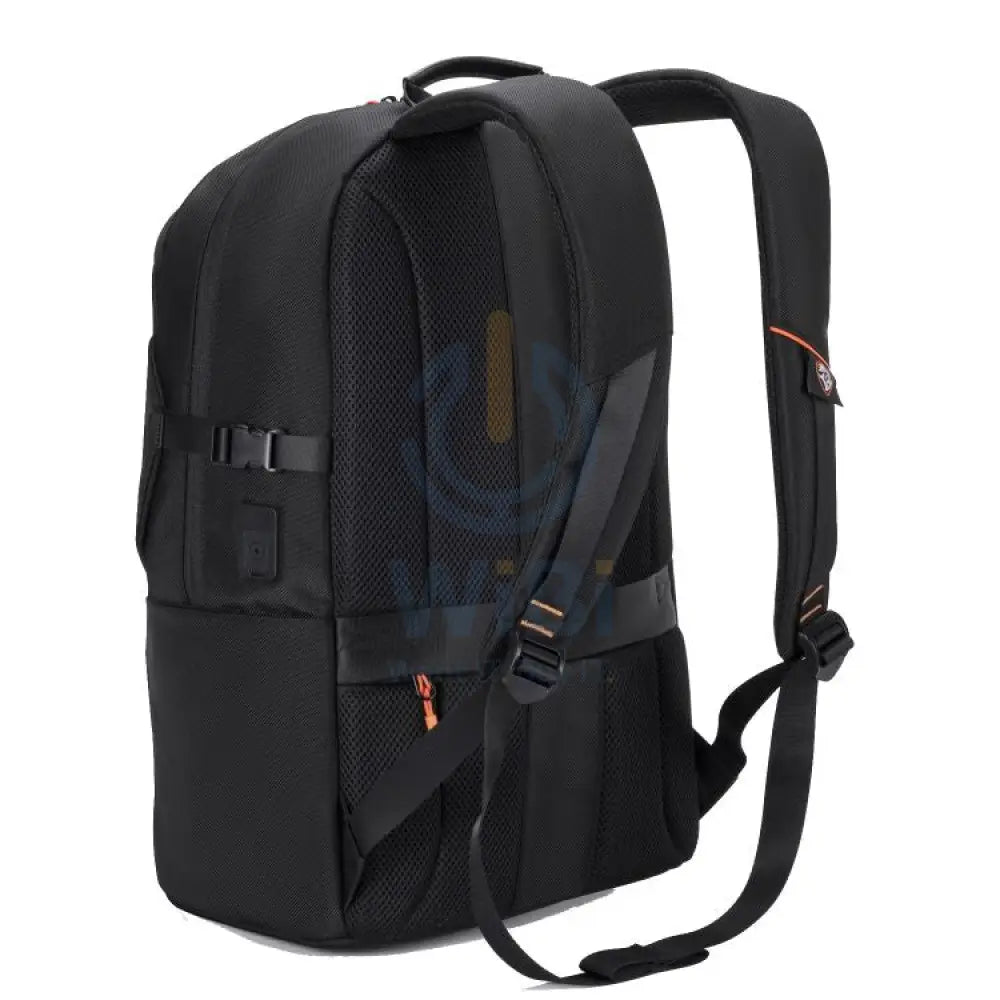 Porodo Gaming PU Laptop Backpack With USB-C Port and PS5 Compartment - Black/Orange Accessories > Bag