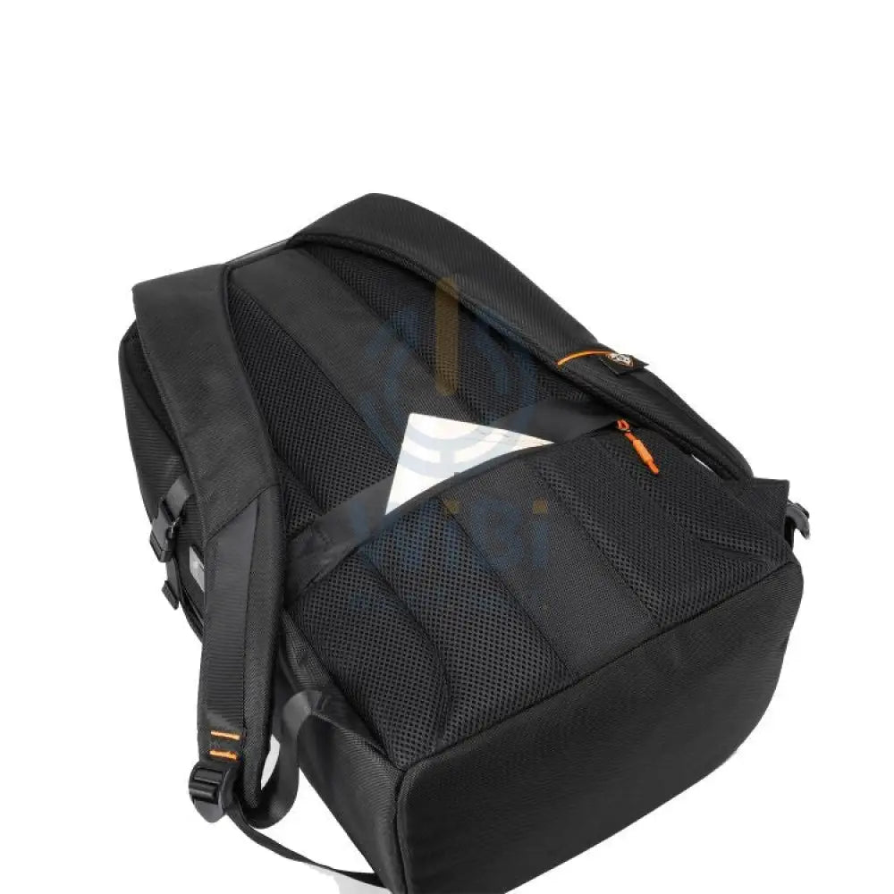 Porodo Gaming PU Laptop Backpack With USB-C Port and PS5 Compartment - Black/Orange Accessories > Bag