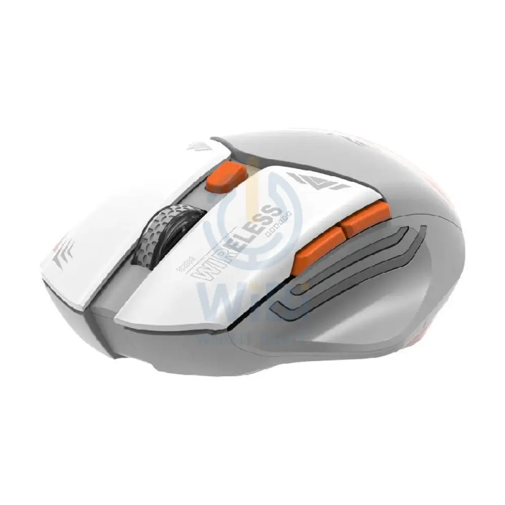 Porodo Gaming Wireless Mouse - 2.4GHz / 1600 Dpi / Bluetooth - Grey Accessories > Keyboard & Mouse