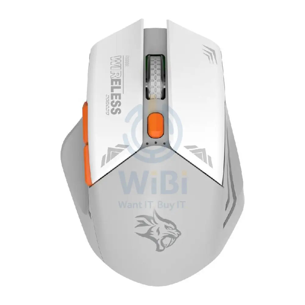 Porodo Gaming Wireless Mouse - 2.4GHz / 1600 Dpi / Bluetooth - Grey Accessories > Keyboard & Mouse