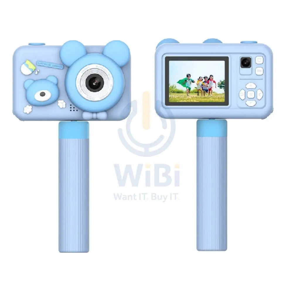 Porodo Kids Digital Camera with Tripod Stand - 400mAh / Blue Accessories > Cameras