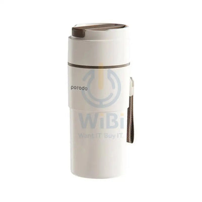 Porodo Lifestyle 2 In 1 Portable Blender Insulated Hot/Cold Mug - White Accessories > Smart Devices