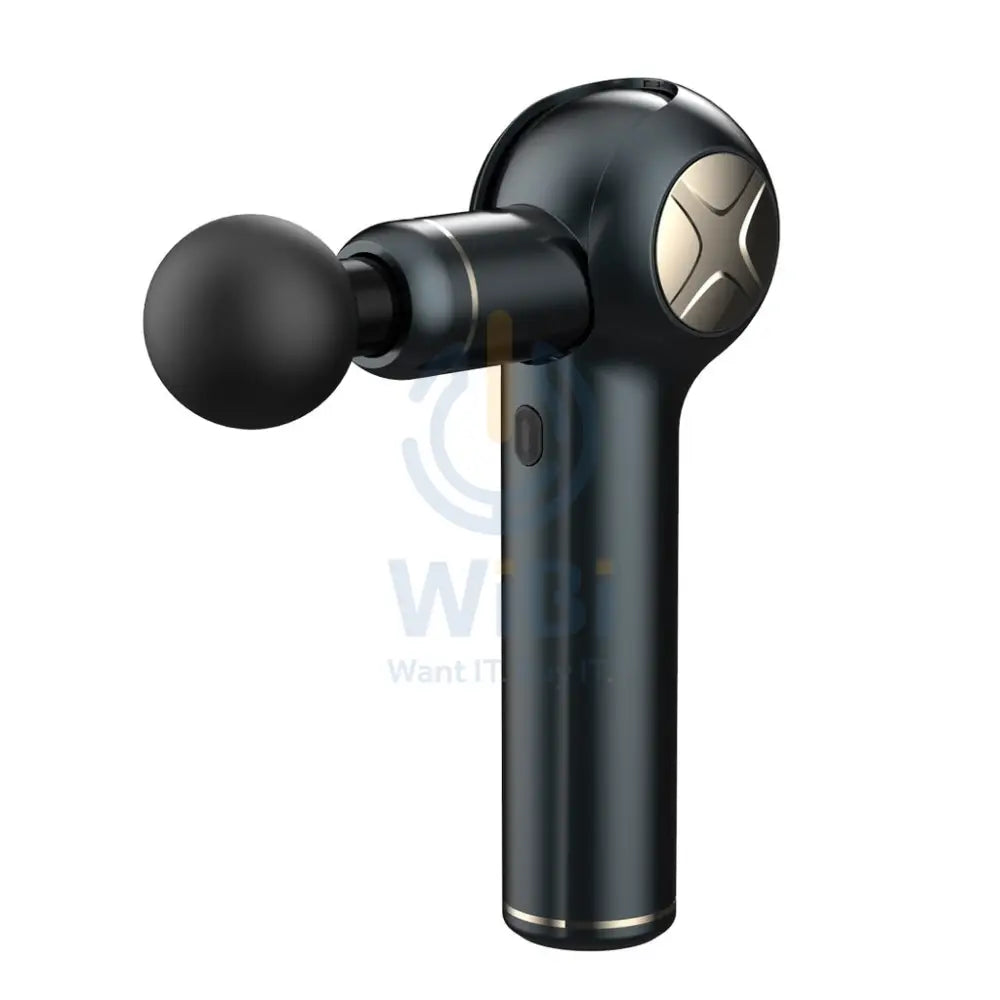 Porodo Lifestyle Adjustable Massage Gun with 5 Heads - Black Accessories > Smart Devices