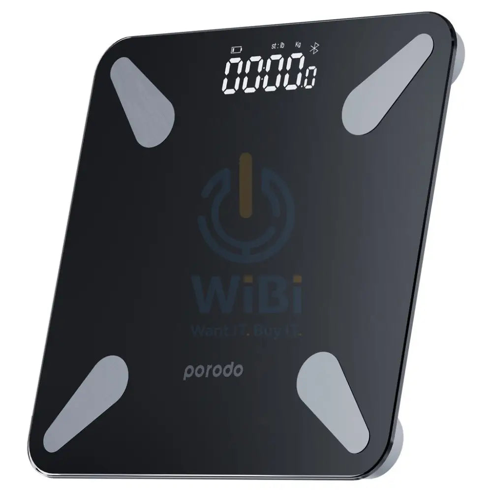 Porodo Lifestyle Bluetooth Smart Body Scale - Black Accessories > Other Accessories