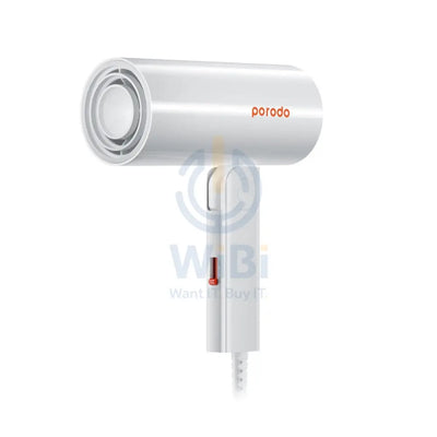 Porodo Lifestyle Portable Folding Ionic Hair Dryer Fast And Frizz - White Accessories > Smart Devices