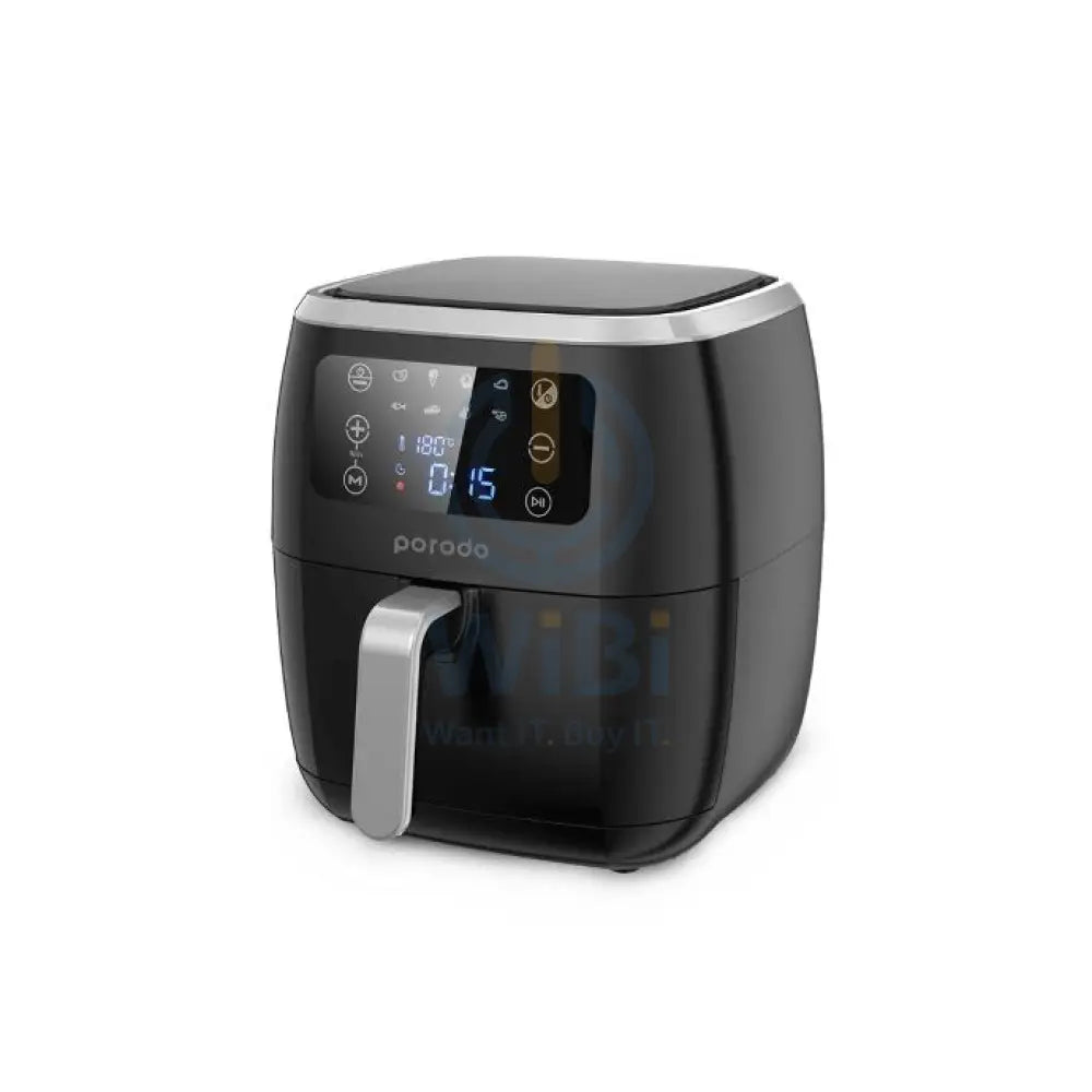 Porodo Lifestyle Smart Air Fryer with App Control 6L - Black Accessories > Smart Devices