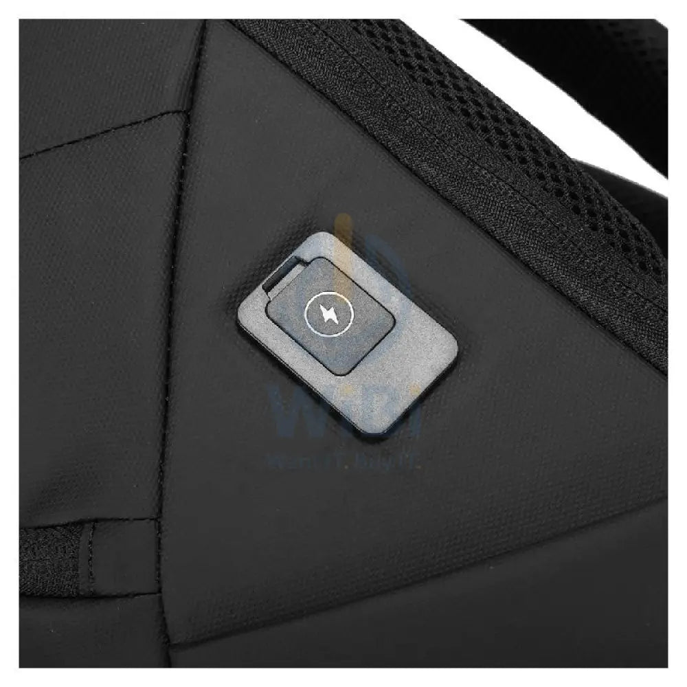 Porodo Lifestyle Water-Resistant PU Backpack - Black Accessories > Bag